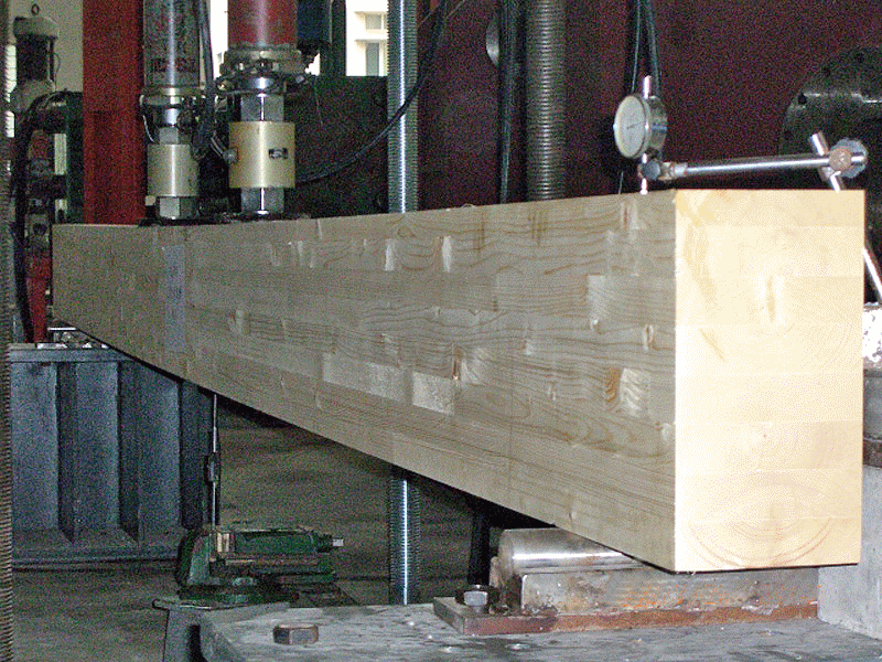 Beam bending test sequence at Longhua
